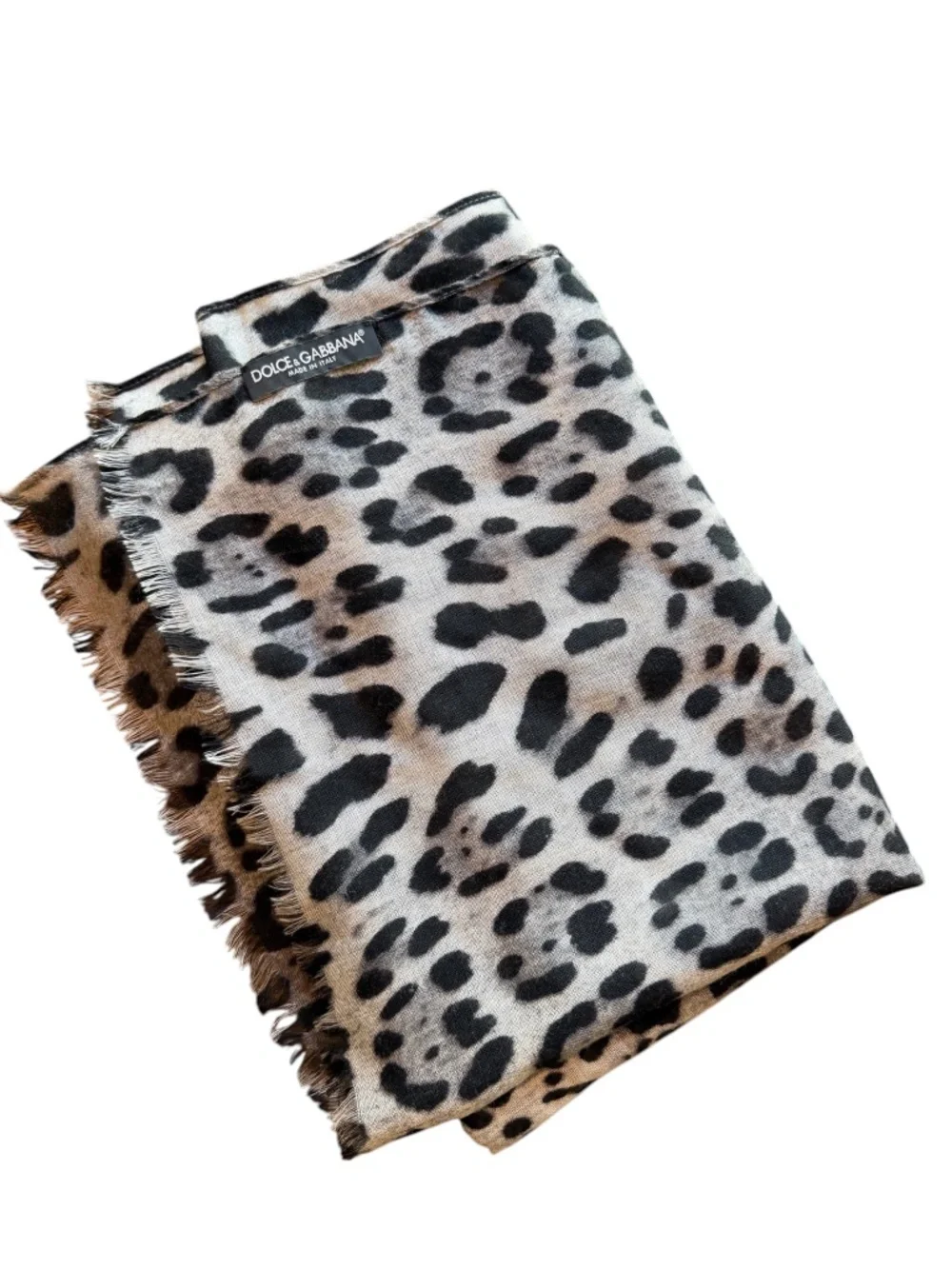 Dolce & Gabbana Leopard Scarf